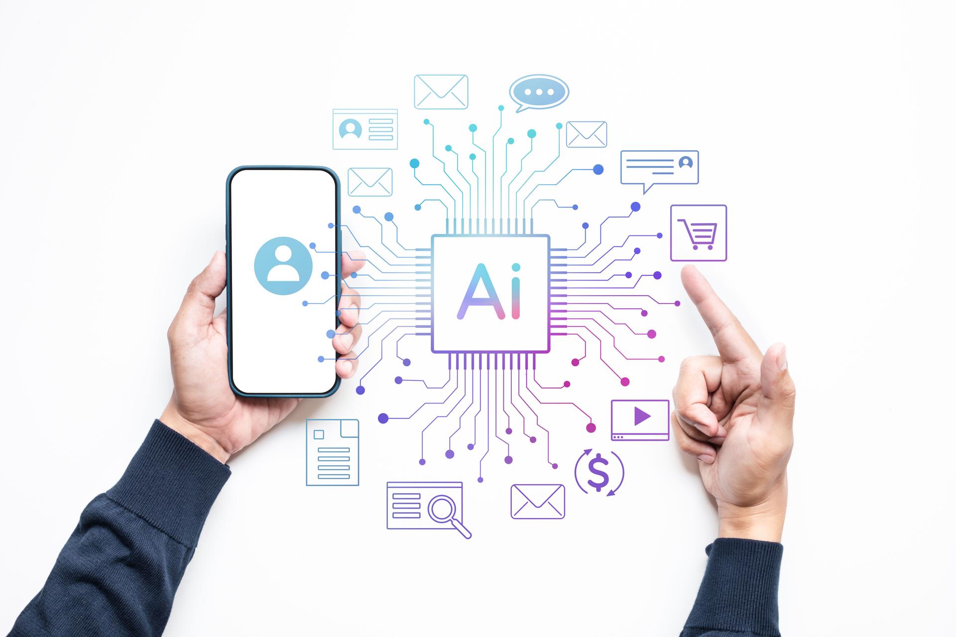 Modern life and digital inspiration with ai technology